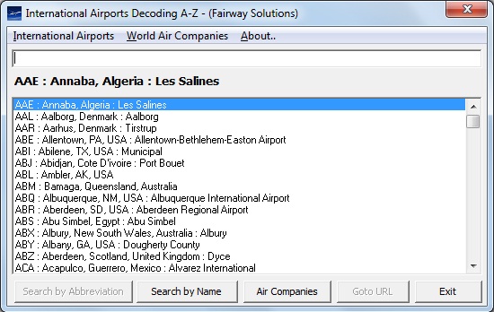  Airports Decoding -  ()  
